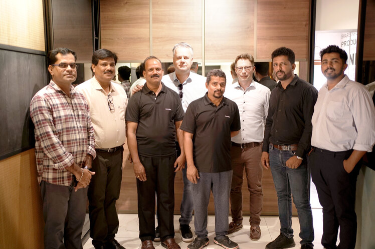 raumplus und SIGMA Team in Kochi Indien