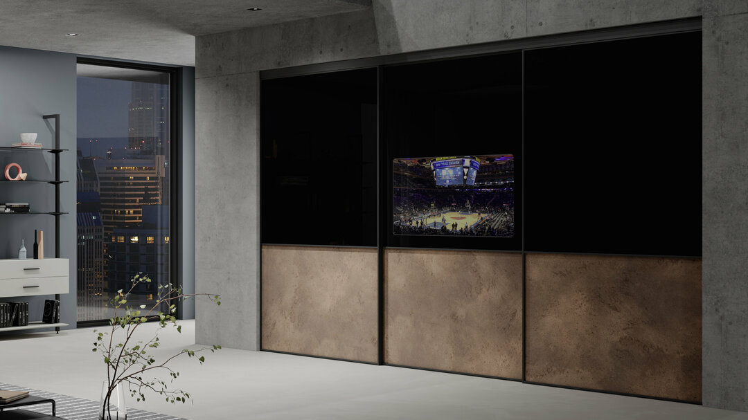 Sliding TV Door mit Innensystem Uno
