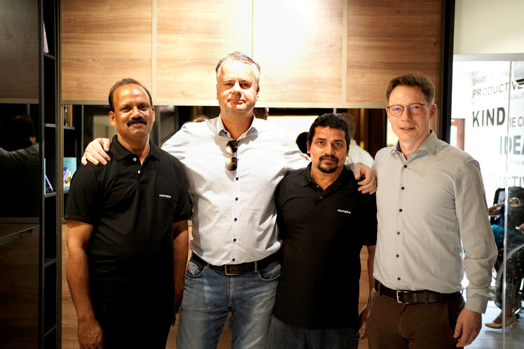 raumplus und SIGMA Team in Kochi Indien