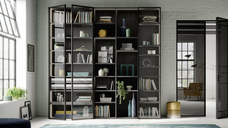 Alurahmendrehtür RPE und Swing Door Slim Line 2-flügelig