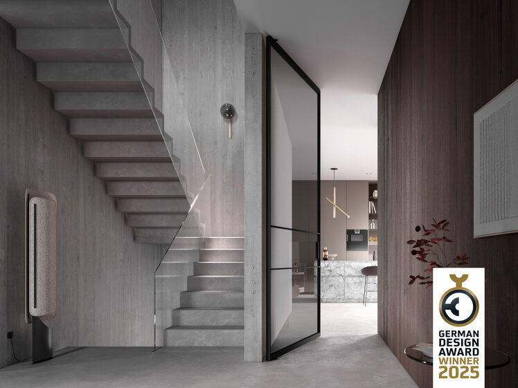 raumplus Pivottür S1200 - German Design Award Winner 2025 - 